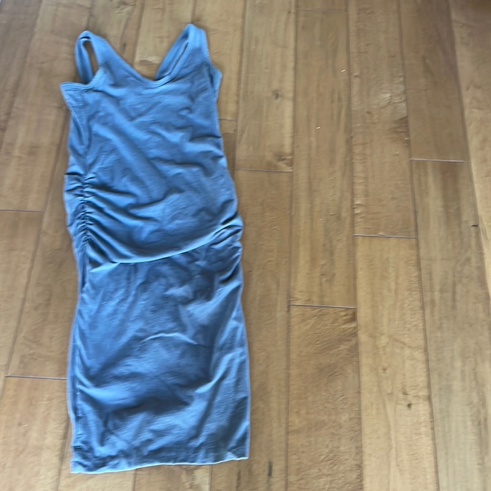 Ruched dress.